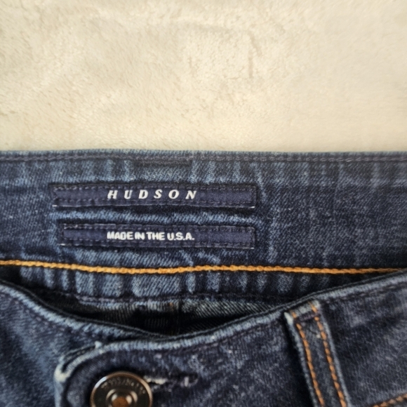 Hudson Jeans Made in USA #107906 Bootcut Denim Women’s 28 Dark Wash - Picture 6 of 13